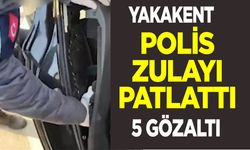 Yakakent'te Uyuşturucu Operasyonu 5 şüpheli yakalandı