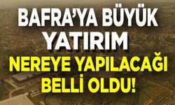 Bafra’ya modern eleme tesisi kuruluyor!