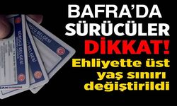 Bafra’da Direksiyon Yaşı Bitti! 69 Yaşından Gün Alanlar Artık Ticari Araç Kullanamayacak
