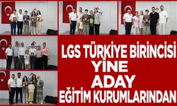 LGS Türkiye birincisi yine Aday Eğitim kurumlarından
