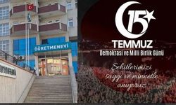 Bafra Öğretmenevi’nden 15 Temmuz Mesajı