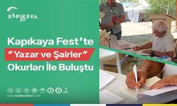 Kapıkayafest’te Yazar Ve Şairler Okurları İle Buluştu