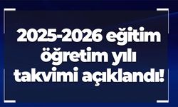 MEB, eğitim-öğretim yılı takvimini açıkladı