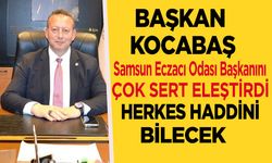 Bafra TSO Başkanı Kocabaş: “Herkes haddini bilecek