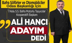 Ali Hancı, Bafra Şoförler Odası Başkanlığı'na Aday Oldu.