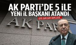AK Parti’de dikkat çeken değişim! 5 ile yeni isimler atandı…