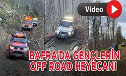 Bafra’da Gençlerin Off Road heyecanı