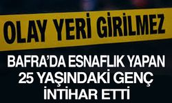 Bafra İshaklı Mahallesi’nde İntihar