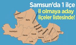 Samsun’da 1 ilçe, il olmaya aday ilçeler listesinde!