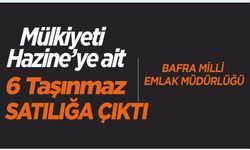 Bafra'da Hazine'ye ait taşınmazlar satışa çıktı