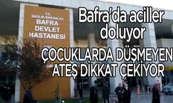 Bafra'da aciller doluyor