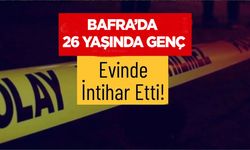 Bafra’da İntihar, Genç Kadın Yaşamına Son Verdi