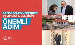 Bafra Belediyesi'nden Otizmli Bireyler İçin Önemli Adım