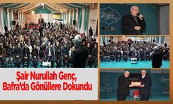 Şair Nurullah Genç, Bafra’da Gönüllere Dokundu