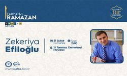 Yazar Zekeriya Efiloğlu 21 Şubat’ta Bafralılarla Buluşacak