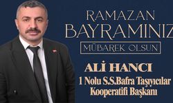 S.S. 1 Nolu Bafra Taşıyıcılar Kooperatifi Başkanı Ali Hancı’nın Bayram Mesajı