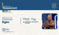 Bafra Belediyesi’nden Kadir Gecesi’ne Özel Osman Egin Programı