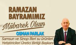 Bafralı İş insanı Osman Parlak Ramazan Bayramı mesajı yayınladı