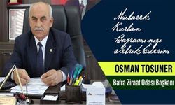 Başkan Osman Tosuner’den Kurban Bayramı Mesajı