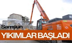 Samsun’da Kentsel Dönüşümde Yıkımlar Anadolu Mahallesi’nde Başladı