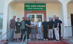 Bafra TSO’dan Yeşil Küre Organik’e Plaket ve Ziyaret