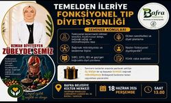 Bafra Kaymakamlığı’ndan temelden ileriye fonksiyonel tıp diyetisyenliği semineri
