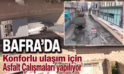 Bafra Belediyesi’nden Yol Konforunu Artıracak Asfalt Hamlesi