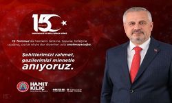 BAŞKAN KILIÇ’IN 15 TEMMUZ DEMOKRASİ VE MİLLİ BİRLİK GÜNÜ MESAJI