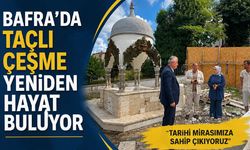 Bafra’da Taçlı Çeşme Yeniden Hayat Buluyor