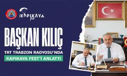 Başkan Kılıç, Trt Trabzon Radyosu’nda Kapıkaya Fest’i Anlattı