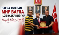 Bafra TSO'dan MHP Bafra İlçe Başkanlığı'na Hayırlı Olsun Ziyareti