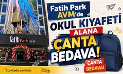 Fatih Park Avm’de Okul Kıyafeti alana çanta bedava