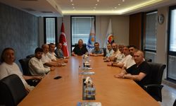 MHP Bafra İlçe Başkanı Kemal Şahin ve Yönetiminden Bafra TSO’ya İade-i Ziyaret