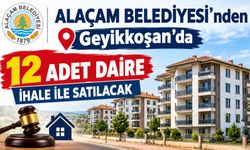 Alaçam Belediyesi’nden Geyikkoşan’da 12 Adet Daire İhale İle Satılacak