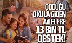 Annelere 13 bin TL destek!