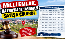 Milli Emlak, Bafra’da 12 taşınmazı satışa çıkardı