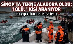 Sinop’ta tekne alabora oldu: 1 ölü, 1 kişi aranıyor