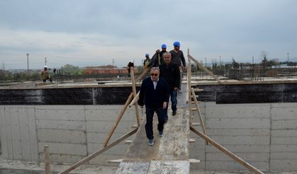 Bafra Gıda Tarım ve Hayvancılık Müdürlüğünün Yeni Binası Yükseliyor