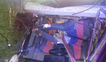 Samsun’da Trafik kazası 1 Ölü
