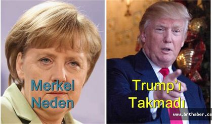 Merkel, Başkan Trump'a cevap vermeyeceğini söyledi.