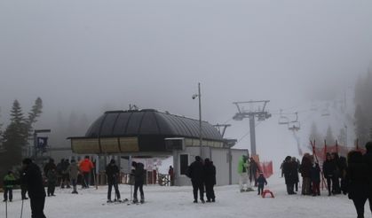 Kar görmek için Ilgaz'a geliyorlar