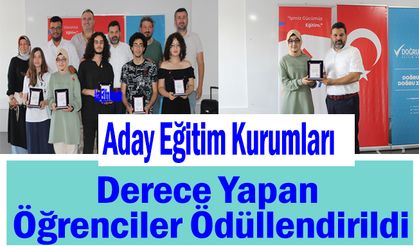 Aday Eğitim Kurumları Yks Ve Lgs’de Bafra’da Derece Yapan Öğrenciler Ödüllendirildi