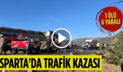 Trafik kazası: 1 ölü, 6 yaralı