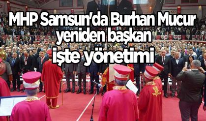MHP Samsun'da Burhan Mucur yeniden başkan