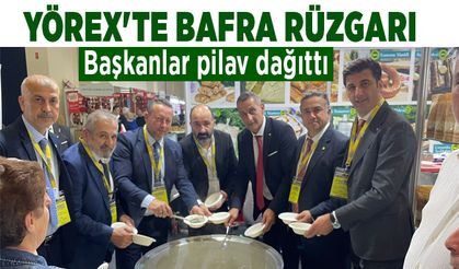 Yörex'te Bafra  Standına Yoğun İlgi