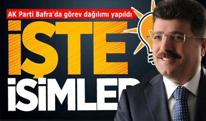 AK Parti Bafra’da görev dağılımı yapıldı: İşte isimler!