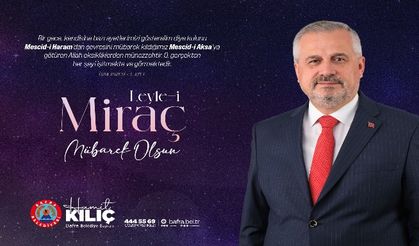 Başka  Kılıç'ın Miraç Kandili mesaji