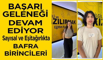 Başarı geleneğimiz devam ediyor...