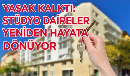 Yasak Kalktı: Stüdyo Daireler Yeniden Hayata Dönüyor