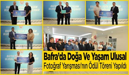 Bafra’da Doğa Ve Yaşam Ulusal Fotoğraf Yarışması’nın Ödül Töreni Yapıldı